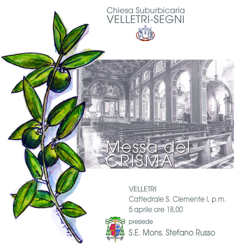 5 Aprile – Mercoledì Santo: Messa crismale