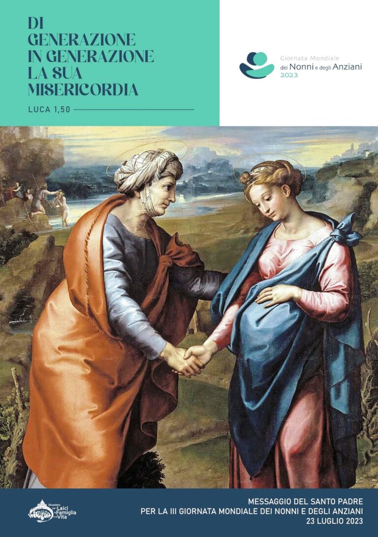 23 Luglio – 3° Giornata Mondiale dei Nonni e degli Anziani