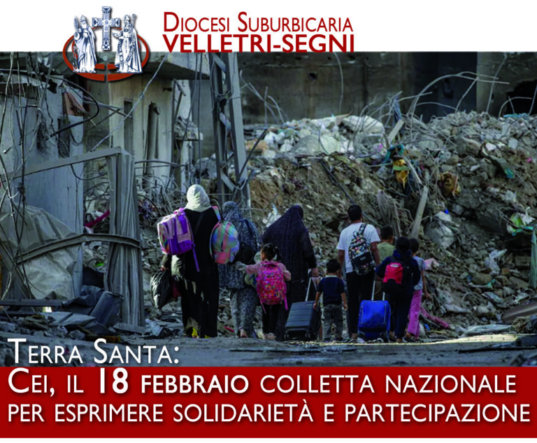 Domenica 18 febbraio – Terra Santa: colletta nazionale per esprimere solidarietà e partecipazione