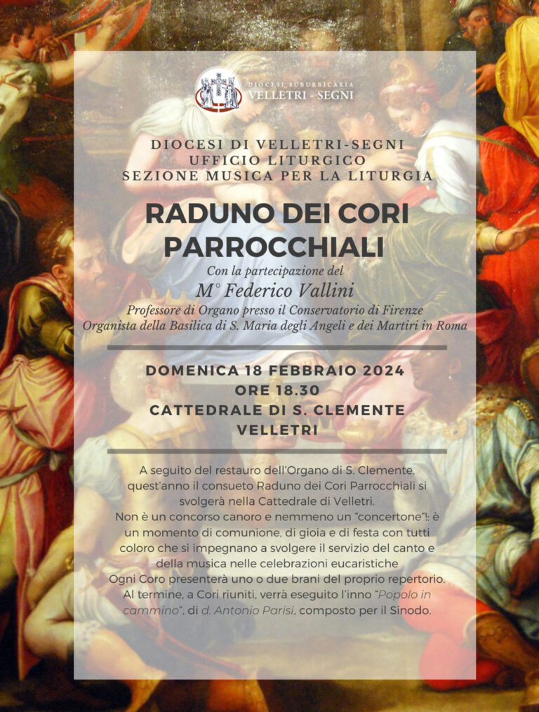 Ufficio liturgico | 18 febbraio: Raduno dei Cori parrocchiali