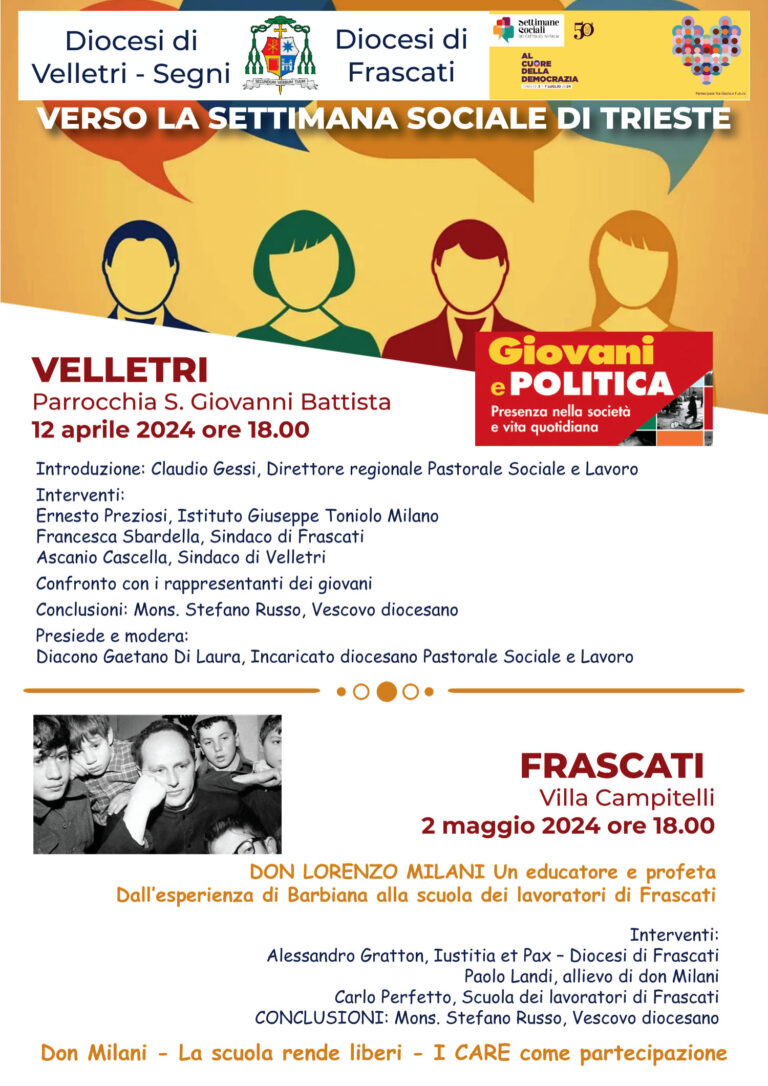 Pastorale sociale e lavoro | 2 maggio: Don Lorenzo Milani. Un educatore e profeta