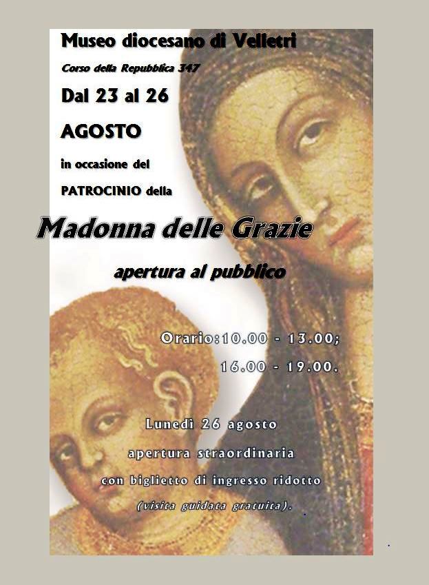 Museo diocesano – apertura in occasione della Festa del Patrocinio della Madonna delle Grazie