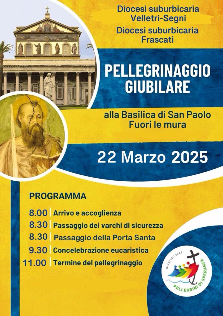 22 marzo | Pellegrinaggio Giubilare Interdiocesano