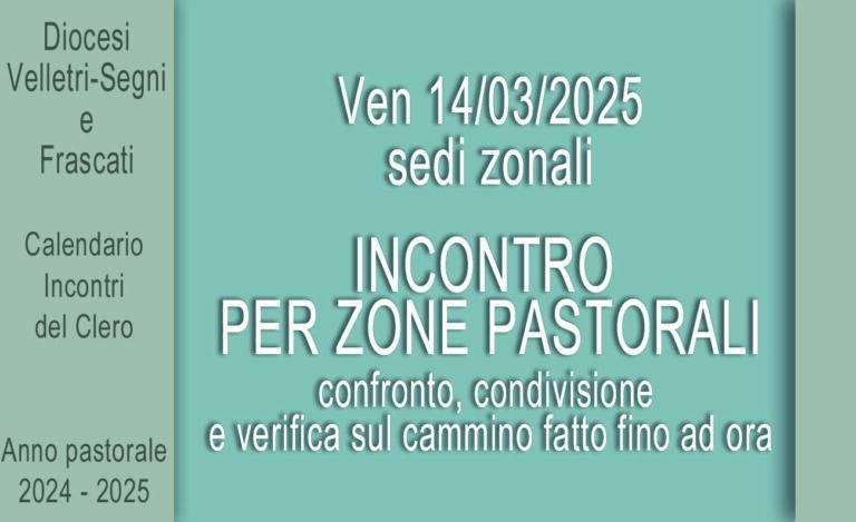 14 marzo – Ritiro del Clero
