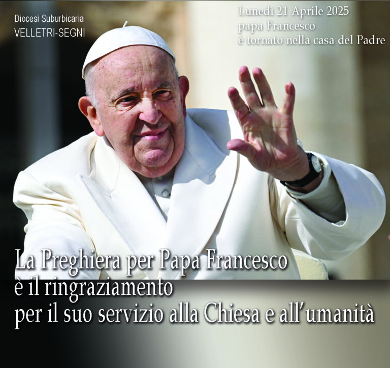 Papa Francesco è tornato alla Casa del Padre. Il Vescovo Stefano Russo esprime cordoglio per la scomparsa di Papa Francesco