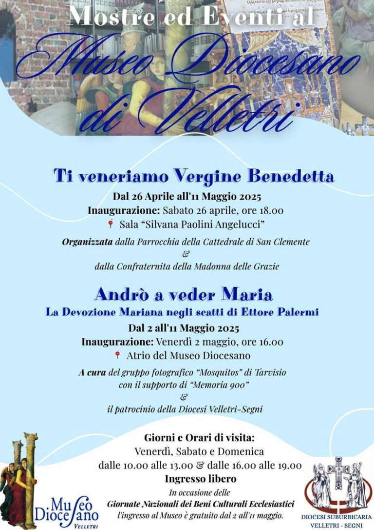 Calendario mostre maggio