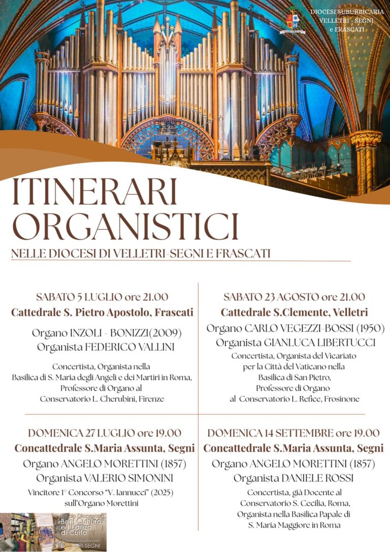 Itinerari Organistici nelle Diocesi di Velletri-Segni e Frascati