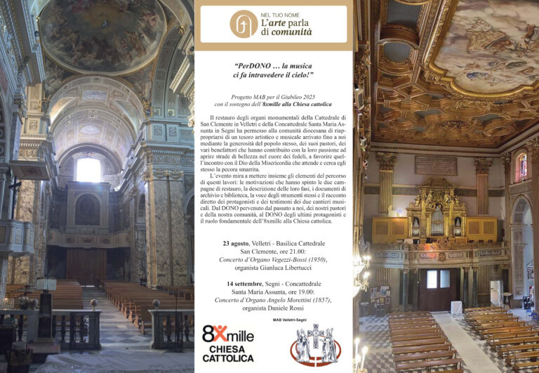 Domenica 14 settembre – Segni, Basilica Concattedrale di S. Maria Assunta: Concerto d’Organo