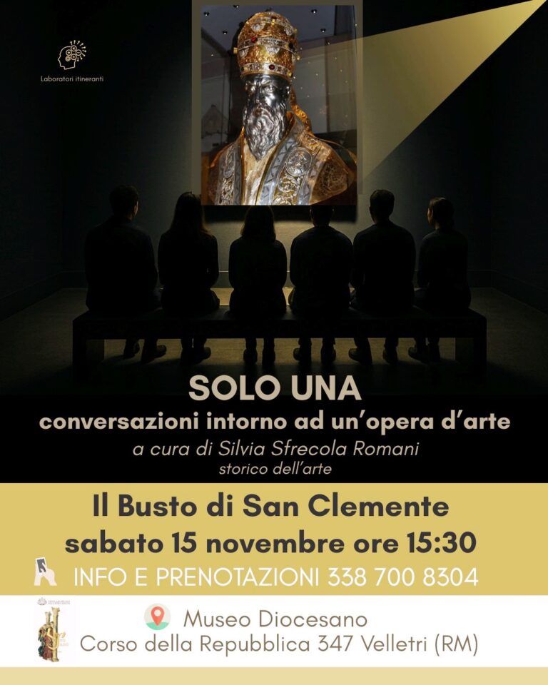 Museo diocesano Velletri | SOLO UNA: Busto di San Clemente di Giuliano Finelli