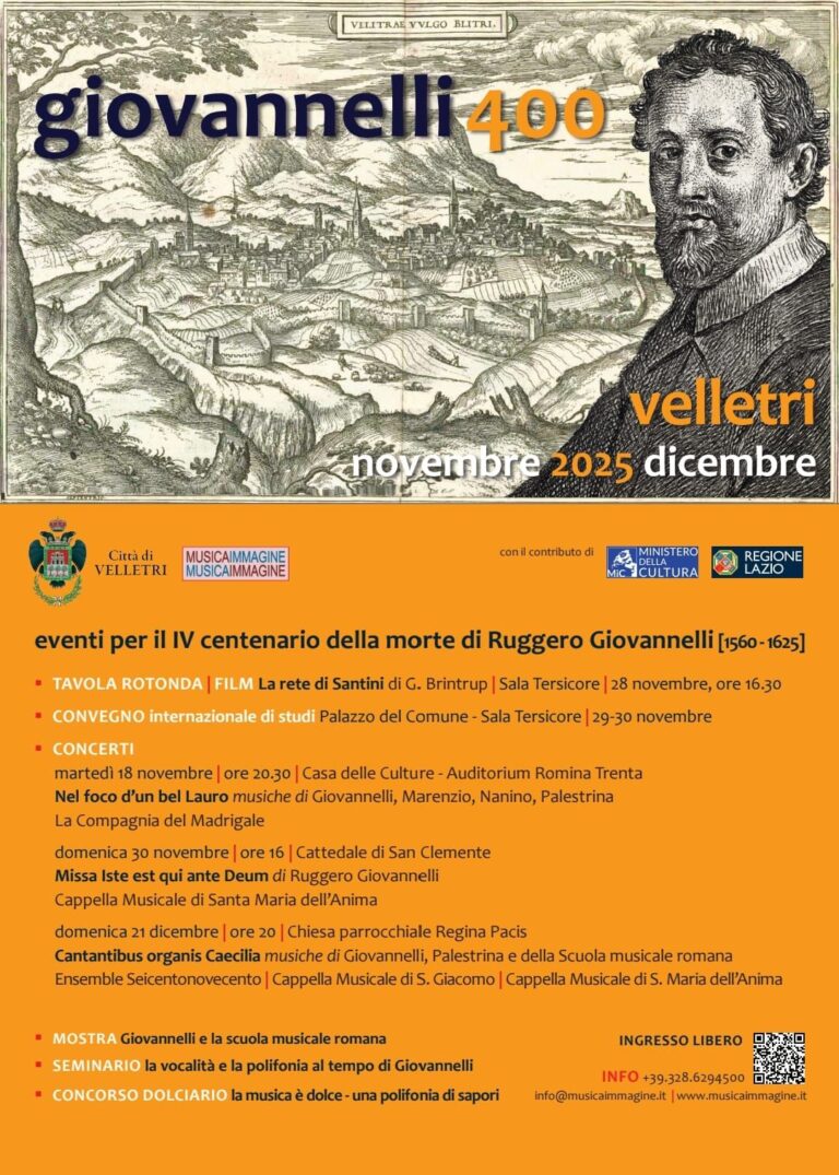 Domenica 21 dicembre – Regina Pacis Velletri | Concerto Giovannelli 400