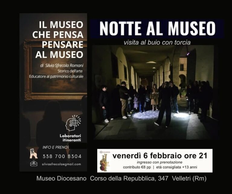 Museo diocesano Velletri – 6 febbraio: Notte al museo